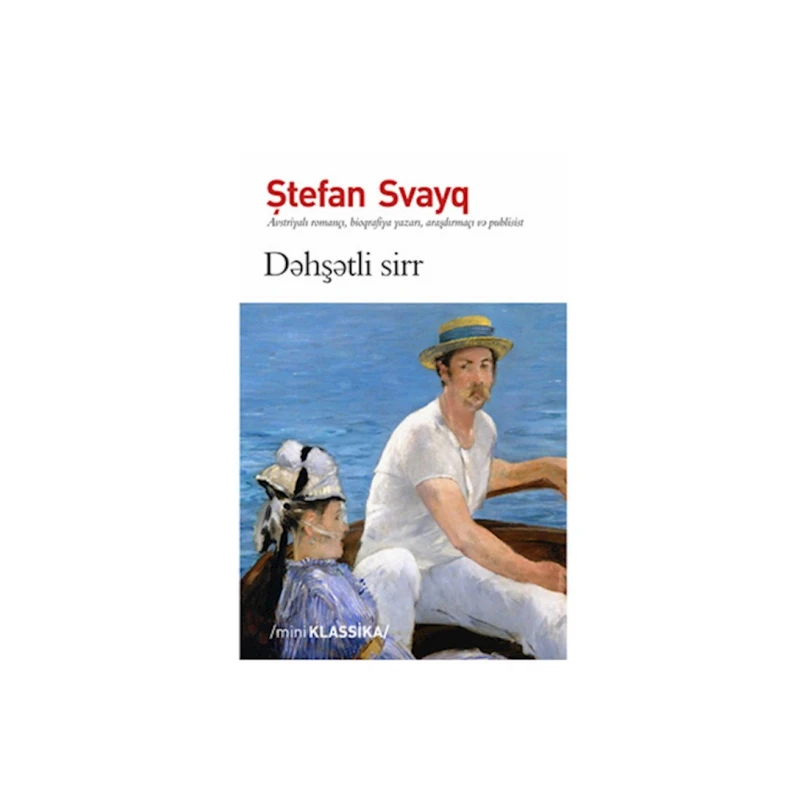 Книга Dəhşətli sirr, автор Ştefan Sveyq Книга Dəhşətli sirr, автор Ştefan Sveyq