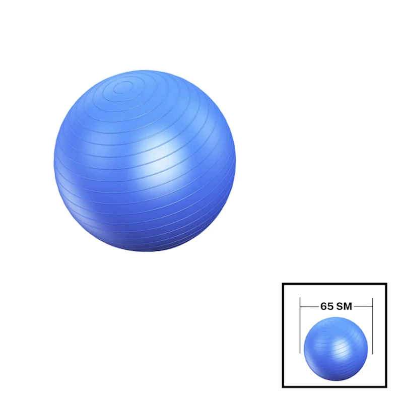 Фитбол Gymnic 202022000052, ПВХ, 65 см, голубой