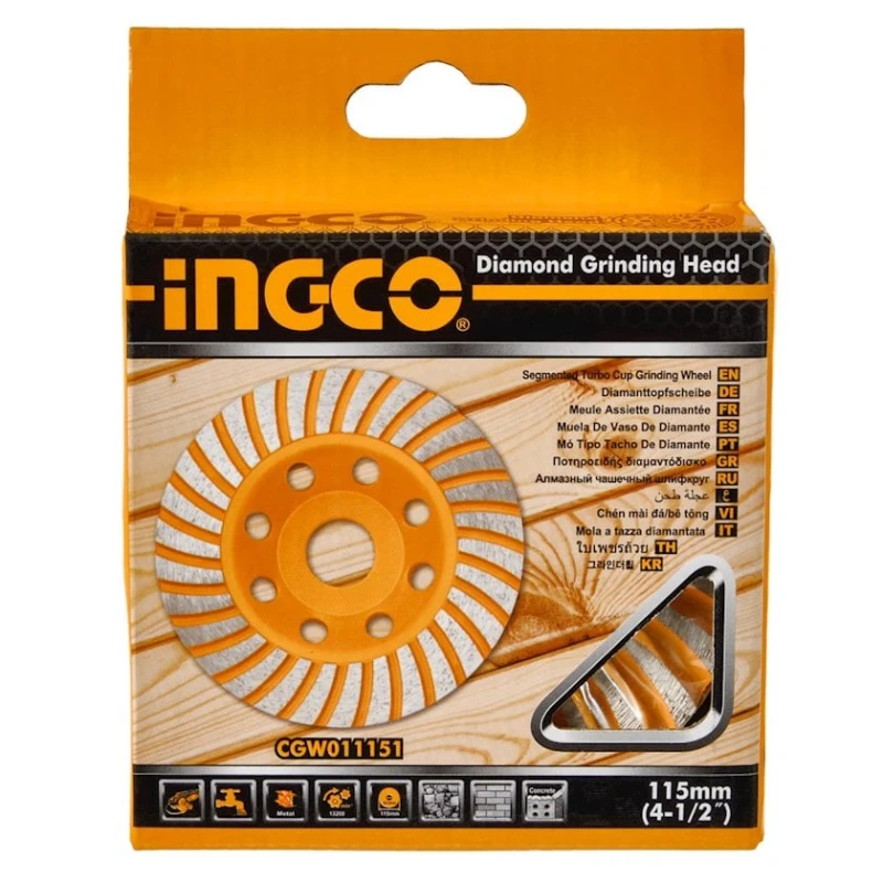 Шлифовальный диск Ingco CGW011151 115 мм
