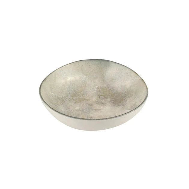 Салатница Porland Stoneware Selene, керамогранит, серая, 17 см