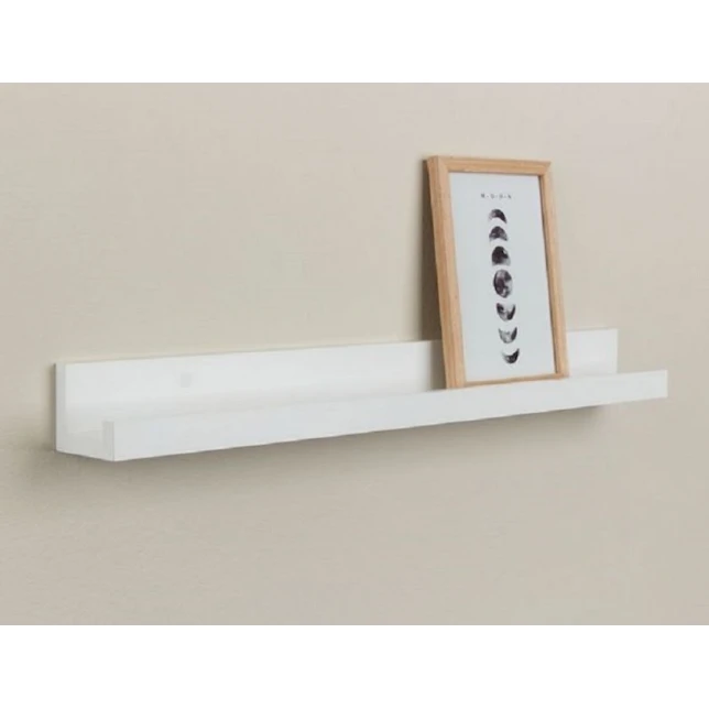 Полка для фоторамок JYSK Avnede, 60x6x7 см, МДФ/фольга, белый Полка для фоторамок JYSK Avnede, 60x6x7 см, МДФ/фольга, белый