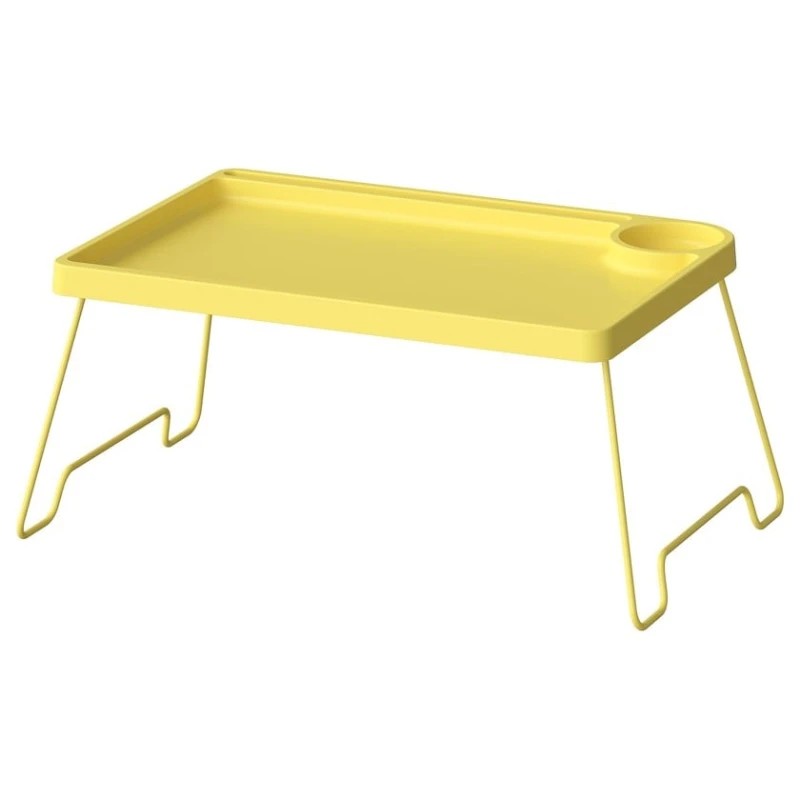 Поднос IKEA Bruksvara, 52x35x24 см, пластик/сталь, жёлтый - 405.582.23