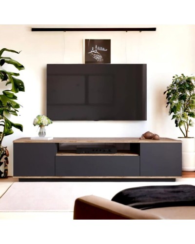 Tumba Ev Plus ev_12116006, LDSP, antrasit, qəhvəyi, 180x44.5x44.6 sm