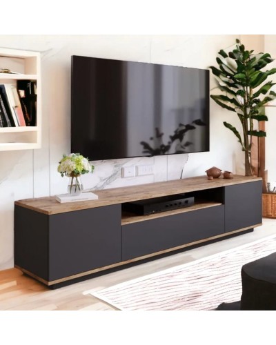 Tumba Ev Plus ev_12116006, LDSP, antrasit, qəhvəyi, 180x44.5x44.6 sm