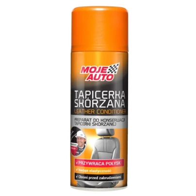 Очиститель для кожи Moje Auto 19-024 400 мл, оранжевый Очиститель для кожи Moje Auto 19-024 400 мл, оранжевый