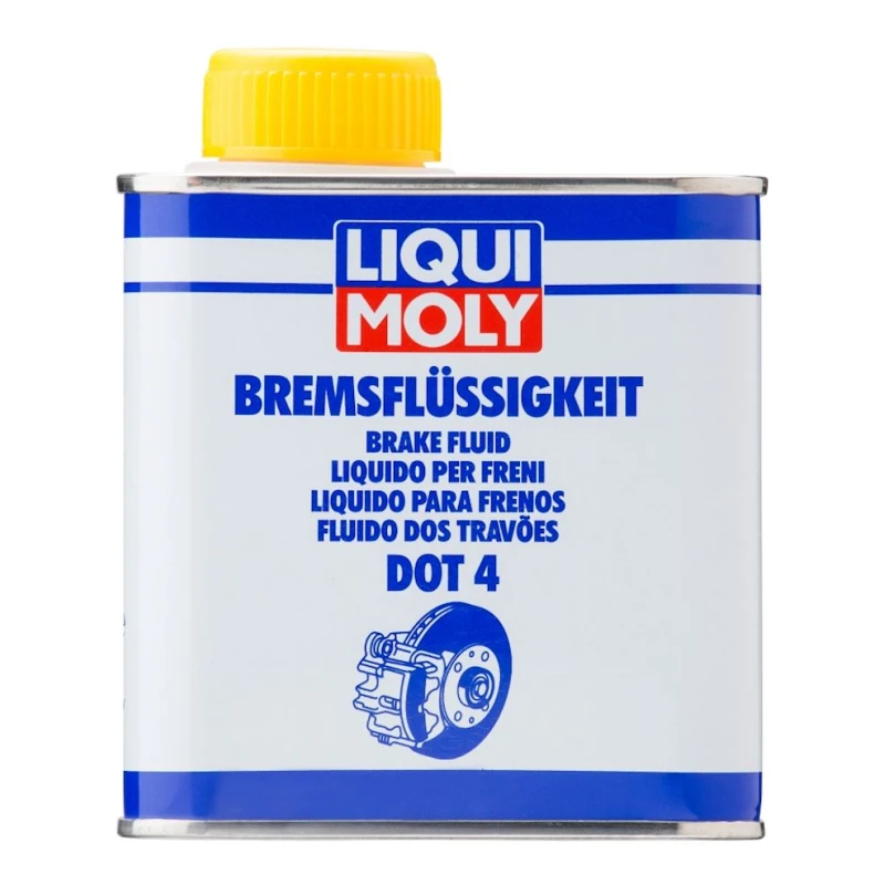 Тормозная жидкость Liqui Moly Bremsflussigkeit DOT 4, 500 мл Тормозная жидкость Liqui Moly Bremsflussigkeit DOT 4, 500 мл