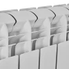 Секционный радиатор Teplomir, алюминий, белый, 10 секций Секционный радиатор Teplomir, алюминий, белый, 10 секций
