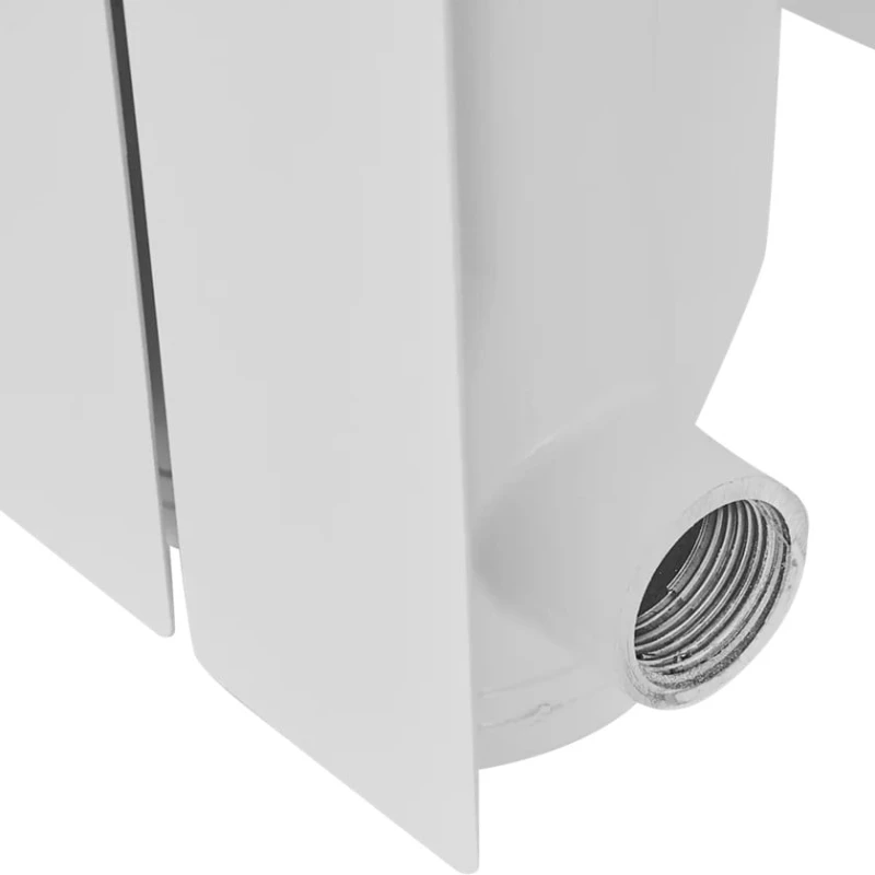 Секционный радиатор Teplomir, алюминий, белый, 10 секций Секционный радиатор Teplomir, алюминий, белый, 10 секций