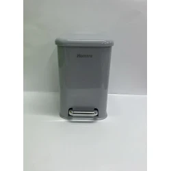 Мусорное ведро Homara HM007, пластик, серое, 18х27 см Мусорное ведро Homara HM007, пластик, серое, 18х27 см
