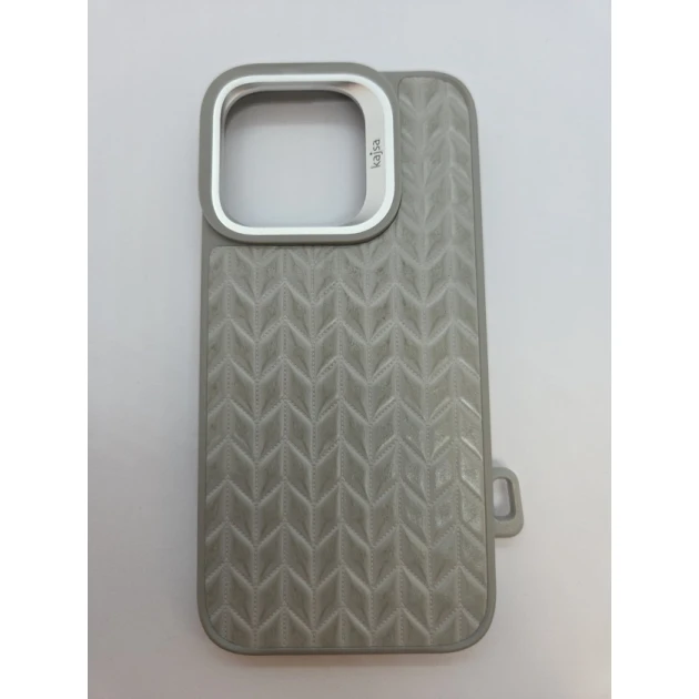 Чехол Kajsa для Apple iPhone 16 Pro, резина, серый