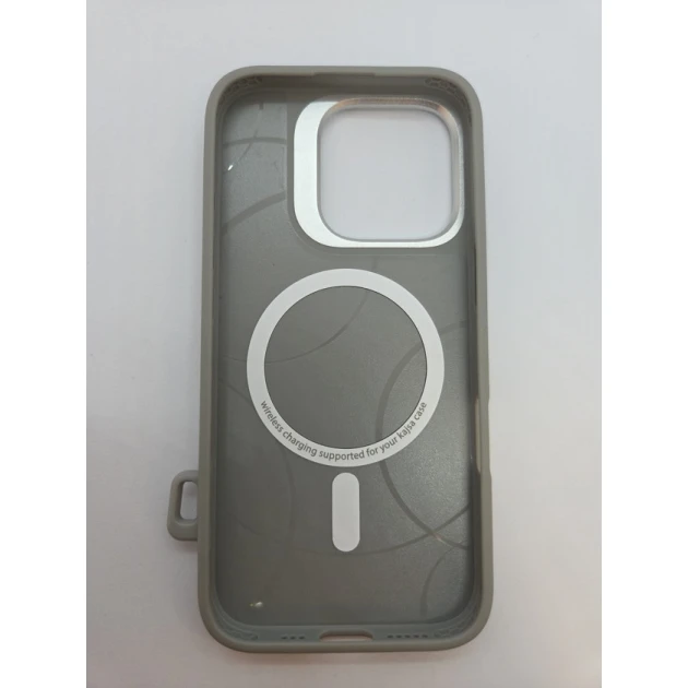Чехол Kajsa для Apple iPhone 16 Pro, резина, серый