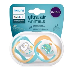 Набор пустышек Philips Avent Ultra air SCF080/07, 6+ мес, 2 шт