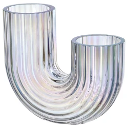 Ваза IKEA Raffelbjork, 12 см, перламутровая