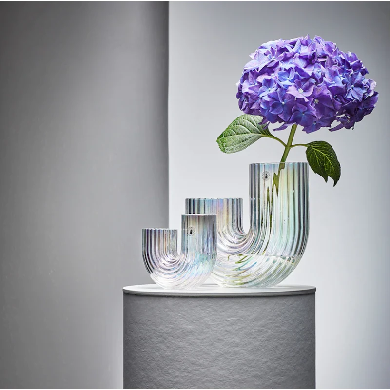 Ваза IKEA Raffelbjork, 12 см, перламутровая