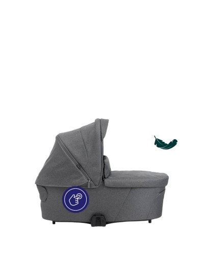 Uşaq arabası üçün beşik Chicco Flexi, qara