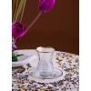 Çay dəsti Buta Glass EA00046, 6 nəfərlik 12 parça, şüşə, qızılı/şəffaf Çay dəsti Buta Glass EA00046, 6 nəfərlik 12 parça, şüşə, qızılı/şəffaf