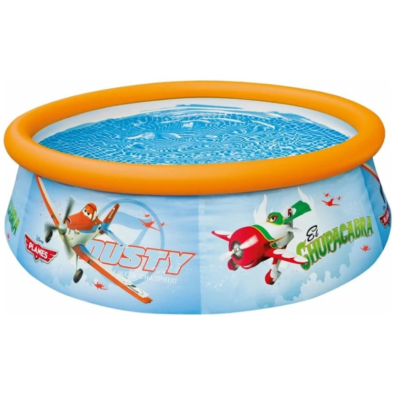 Детский бассейн Intex 28102, 183х51 см, голубой/оранжевый Детский бассейн Intex 28102, 183х51 см, голубой/оранжевый