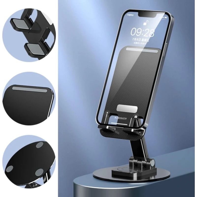 Настольный держатель для телефона B0CTCSWSDF Black Настольный держатель для телефона B0CTCSWSDF Black