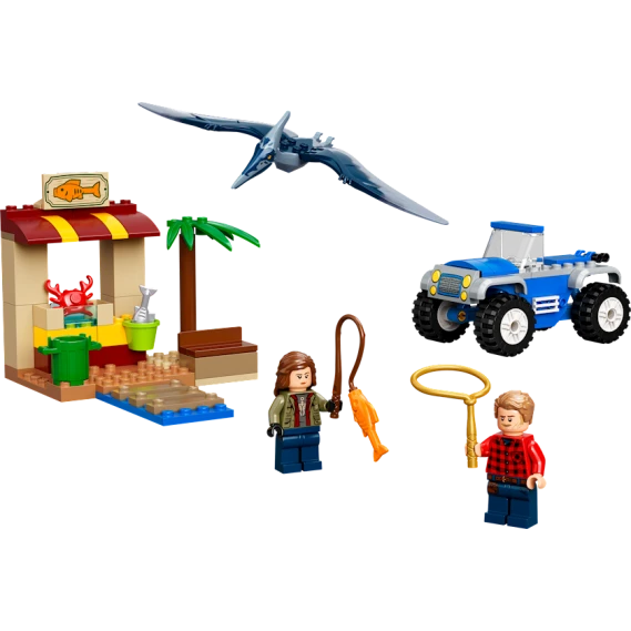 Konstruktor LEGO Jurassic World Pteranodonu təqib etmə 76943, 4+ yaş, 94 hissə