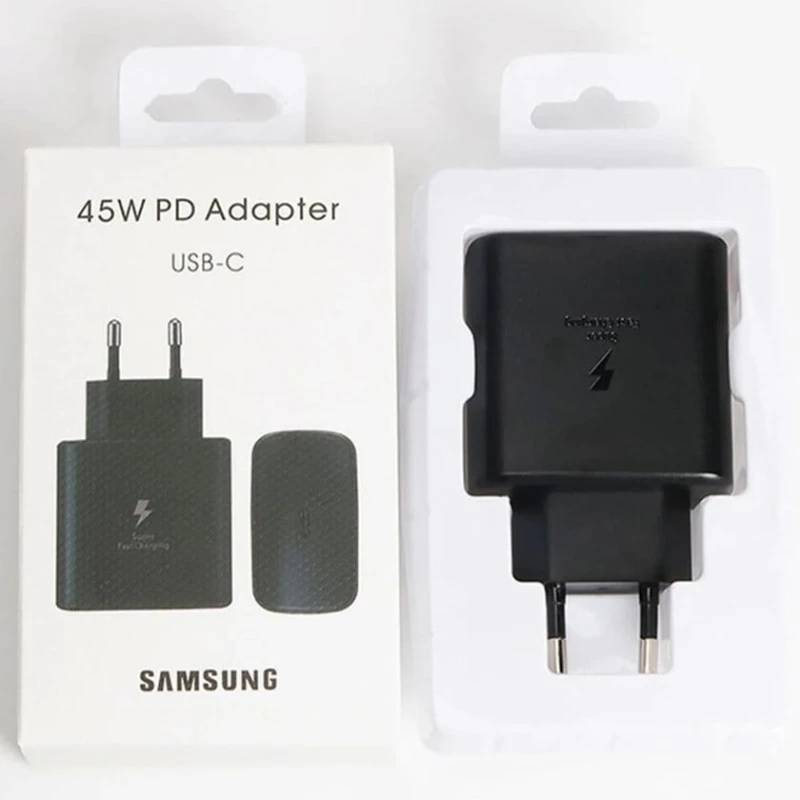 Головка адаптера 45 Вт PD USB-C, черная Головка адаптера 45 Вт PD USB-C, черная