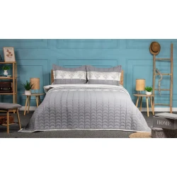 Örtük Pima Cotton, 230x250 sm, avro maksi, boz