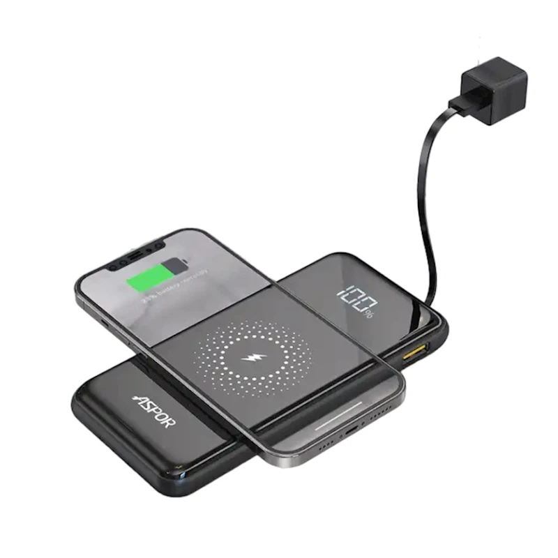 Внешний аккумулятор Aspor A305 10000 mAh Black