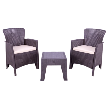 Комплект садовой мебели Karizma SP_6185, 3 предмета, фиолетовый Комплект садовой мебели Karizma SP_6185, 3 предмета, фиолетовый