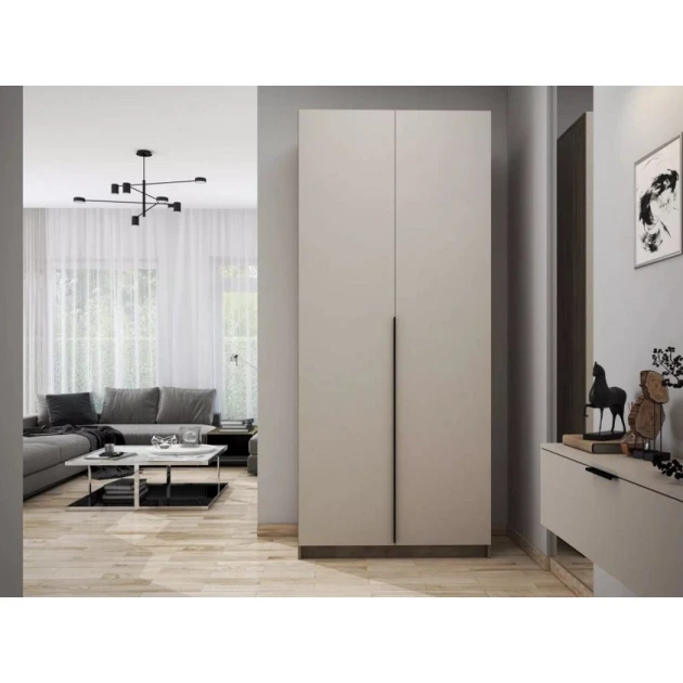 Шкаф Art Mebel Art-60-22, ЛДСП, кремовый, 50x60x210 см Шкаф Art Mebel Art-60-22, ЛДСП, кремовый, 50x60x210 см