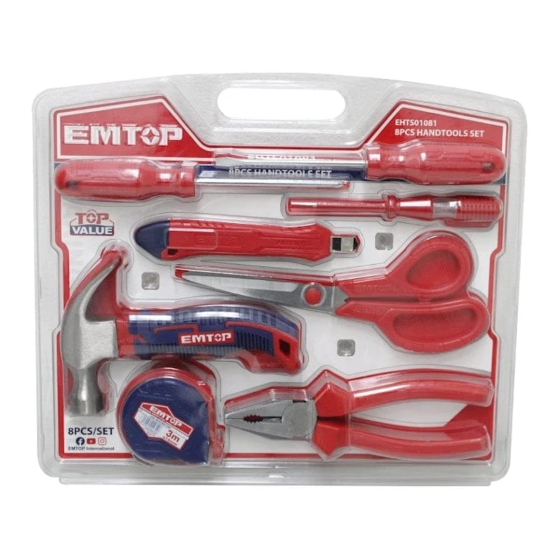 Alət dəsti Emtop EHTS01081, 8 parça Alət dəsti Emtop EHTS01081, 8 parça