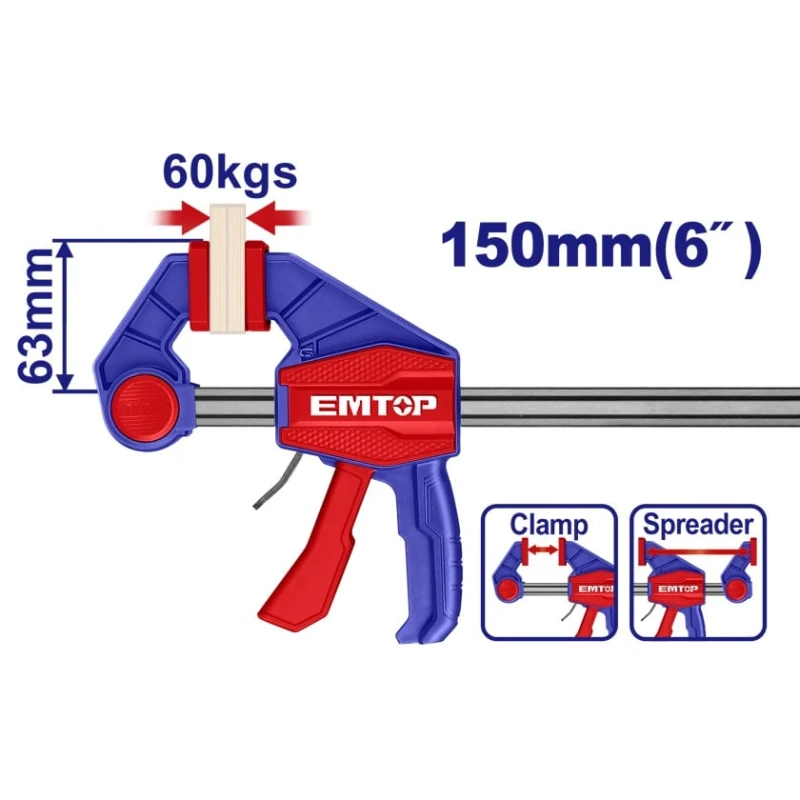 Tapança məngənə Emtop ECLPQ60101, 150 mm Tapança məngənə Emtop ECLPQ60101, 150 mm