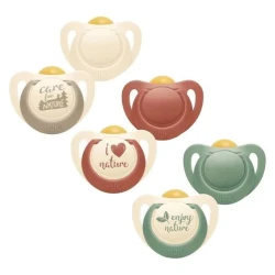 Əmzik dəsti Nuk Star For Nature, 18-36 ay, lateks, məhsul çeşiddə