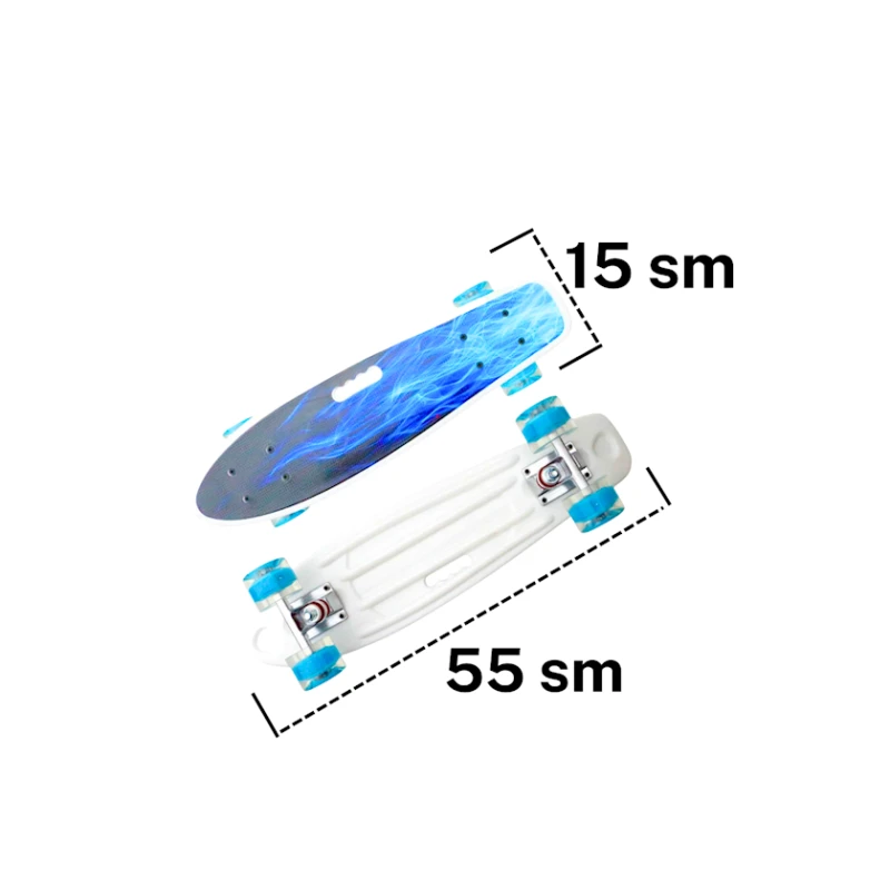 Skateboard SB Sport 0170250 (2111), mavi/qara Skateboard SB Sport 0170250 (2111), mavi/qara