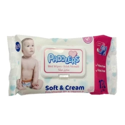 Детские влажные салфетки Paddlers Soft & Cream 120 шт Детские влажные салфетки Paddlers Soft & Cream 120 шт