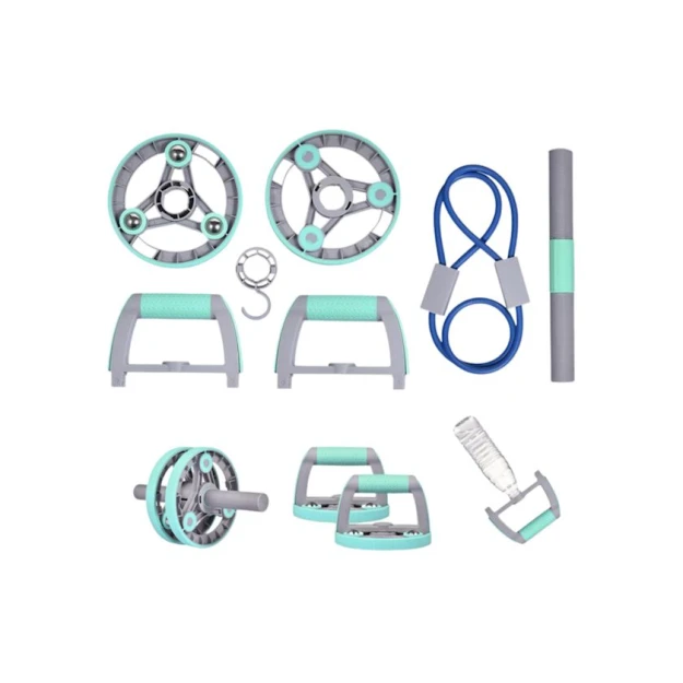 Çoxfunksiyalı trenajor WS0314, 30 x 18 x 17 sm, yaşıl/boz