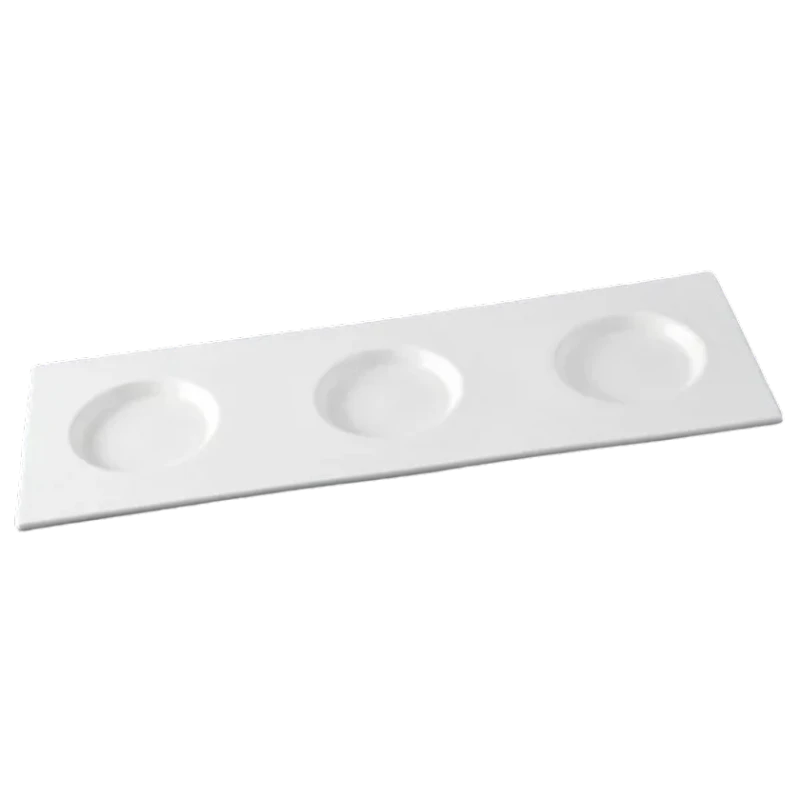 Çərəzlər üçün qab Wilmax WL‑992489/A, düzbucaq, 35x12 sm, farfor, ağ Çərəzlər üçün qab Wilmax WL‑992489/A, düzbucaq, 35x12 sm, farfor, ağ