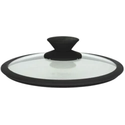 Крышка Tognana Grancucina Nero-Bombato, стекло/силикон, 28 см Крышка Tognana Grancucina Nero-Bombato, стекло/силикон, 28 см