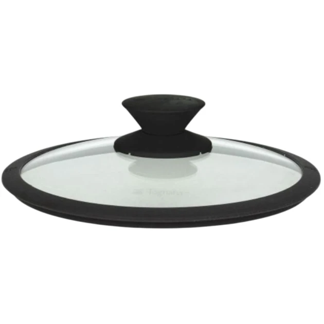 Крышка Tognana Grancucina Nero-Bombato, стекло/силикон, 28 см Крышка Tognana Grancucina Nero-Bombato, стекло/силикон, 28 см