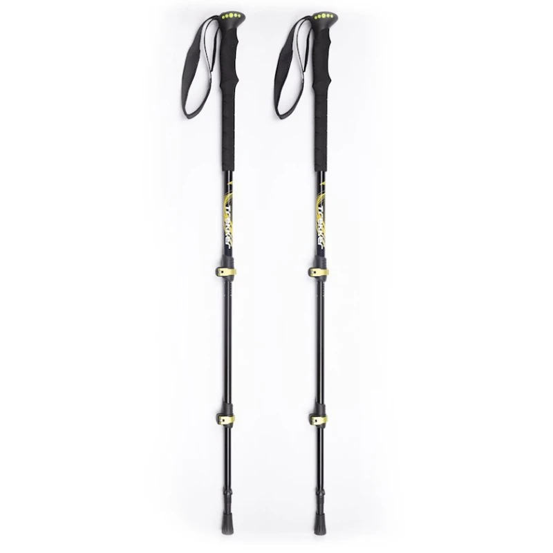 Треккинговые палки Evolite Trekker Quick-Lock, Black/Yellow, 1 шт Треккинговые палки Evolite Trekker Quick-Lock, Black/Yellow, 1 шт