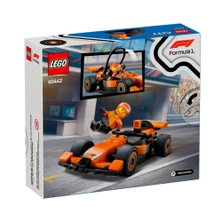 Конструктор LEGO City F1® Driver with McLaren Race Car 60442, 86 деталей, от 6 лет Конструктор LEGO City F1® Driver with McLaren Race Car 60442, 86 деталей, от 6 лет
