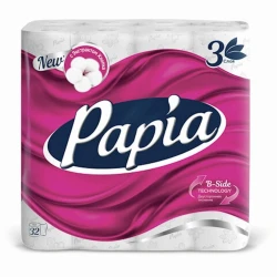 Tualet kağızı Papia Perfumed, 3 qat, 32 rulon