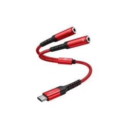 Ötürücü KY-218 Type-C to AUX/Mini jack 3.5mm