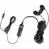 Микрофон для видеокамеры Boya BY-M1DM Dual Lavalier Микрофон для видеокамеры Boya BY-M1DM Dual Lavalier