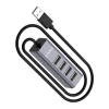 USB HUB Kaku Splitter 4 USB 2.0, Серый