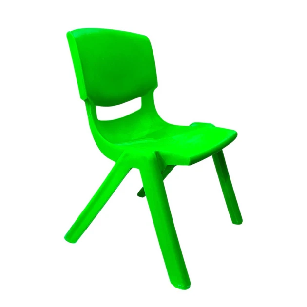 Stul, bağça və ev üçün, plastik, uşaq üçün, yaşıl