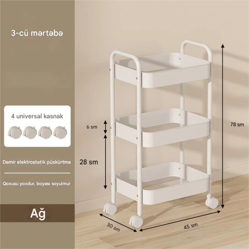 Rəfli yüngül masa