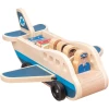 Diyircəkli oyuncaq 02-58, Airplane, 3-5 yaş, taxta, rəngbərəng