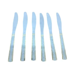 Набор столовых ножей Versagi K083, 6 предметов, 23 см, серебристый Набор столовых ножей Versagi K083, 6 предметов, 23 см, серебристый