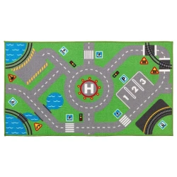 Коврик детский IKEA Storabo, 75x133 см, зеленый Коврик детский IKEA Storabo, 75x133 см, зеленый