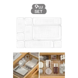 Orqanayzer dəsti Soft Chef SCP9, 9 əd, plastik, şəffaf