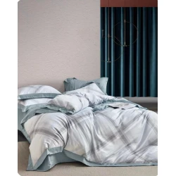 Комплект постельного белья AnnaBerry SHA-00006094, простыня 240x260 см, пододеяльник 160x220 см, наволочка 50x70 см (2 шт), двуспальный, сатин, разноцветный